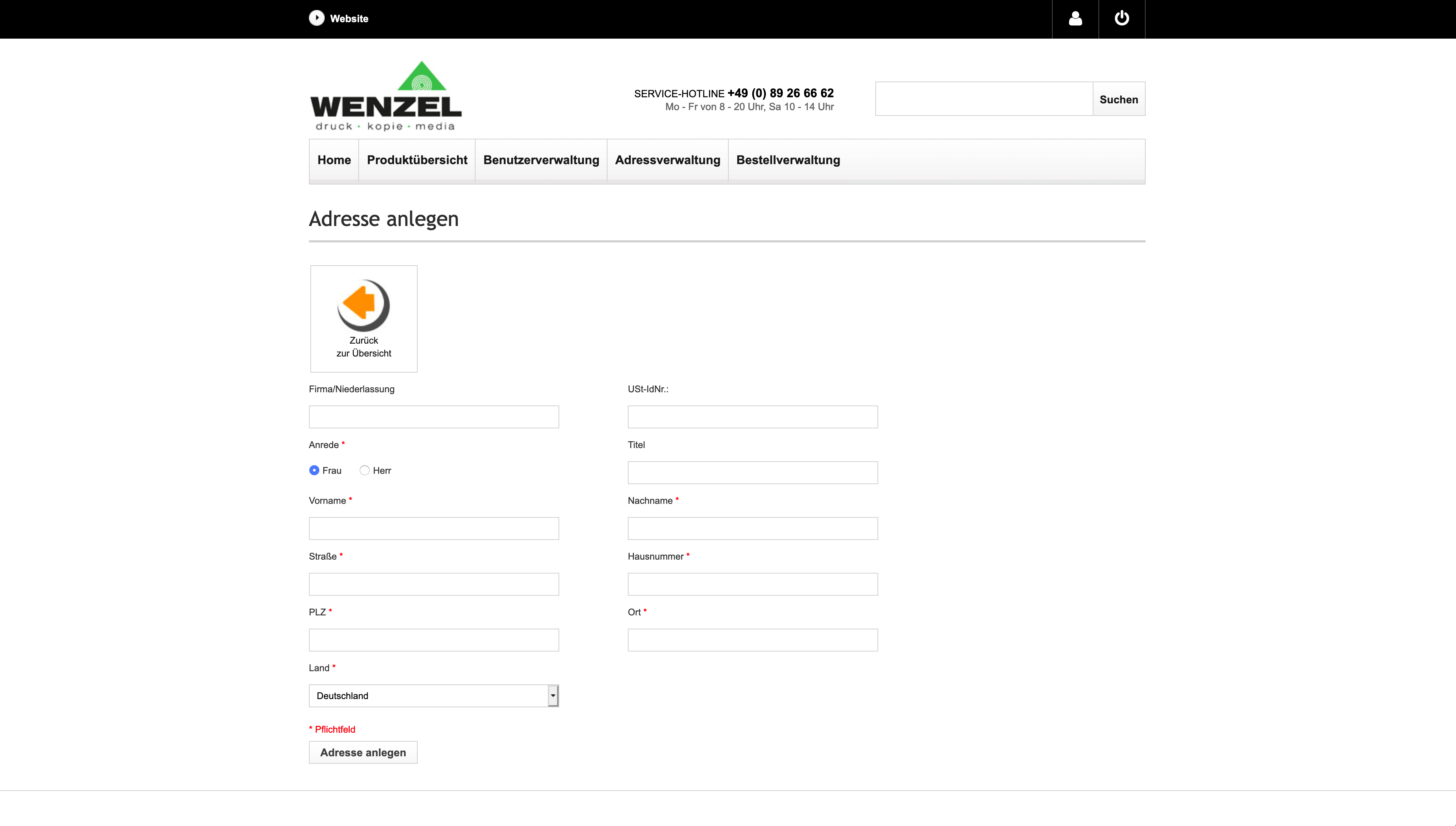 Visitenkarten selbst online personalisieren, verwalten und bestellen