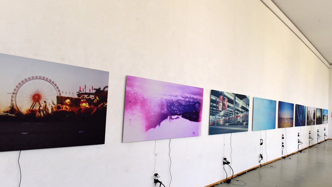 Kaschierte Kunst und der