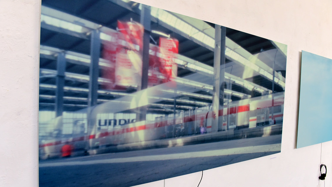 Kaschierte Kunst und der