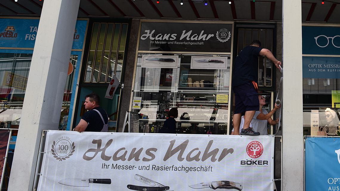 Verklebung Messer Nahr