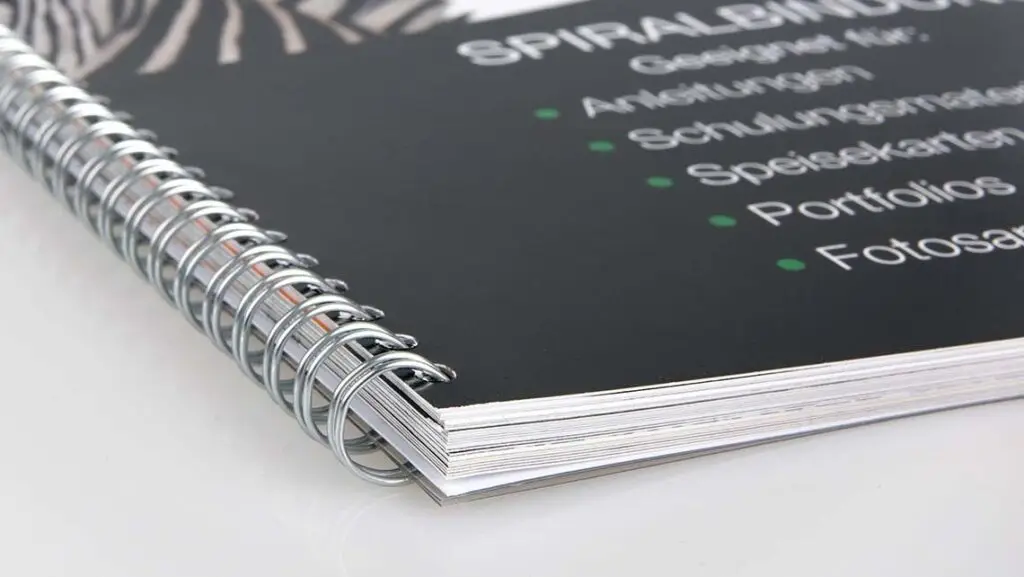 Abschlussarbeit und Masterarbeit Spiralbindung