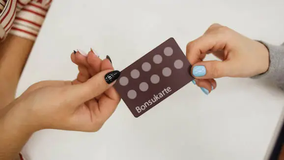 Stempelkarte und Bonuskarte