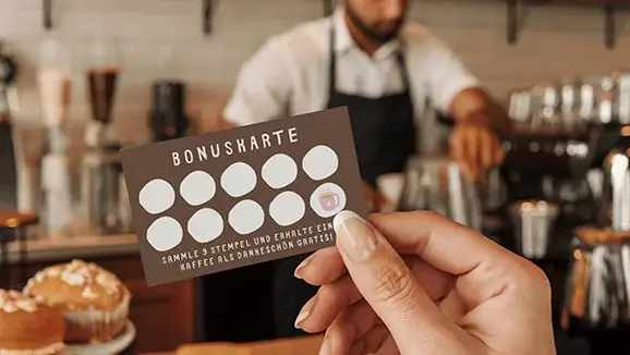 Stempelkarten, Bonuskarten, Treuekarten